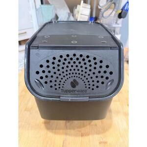 Tupperware Modular Mate Garlic Onion Potato Keeper 8.3L 4322A-1 Black Storage *